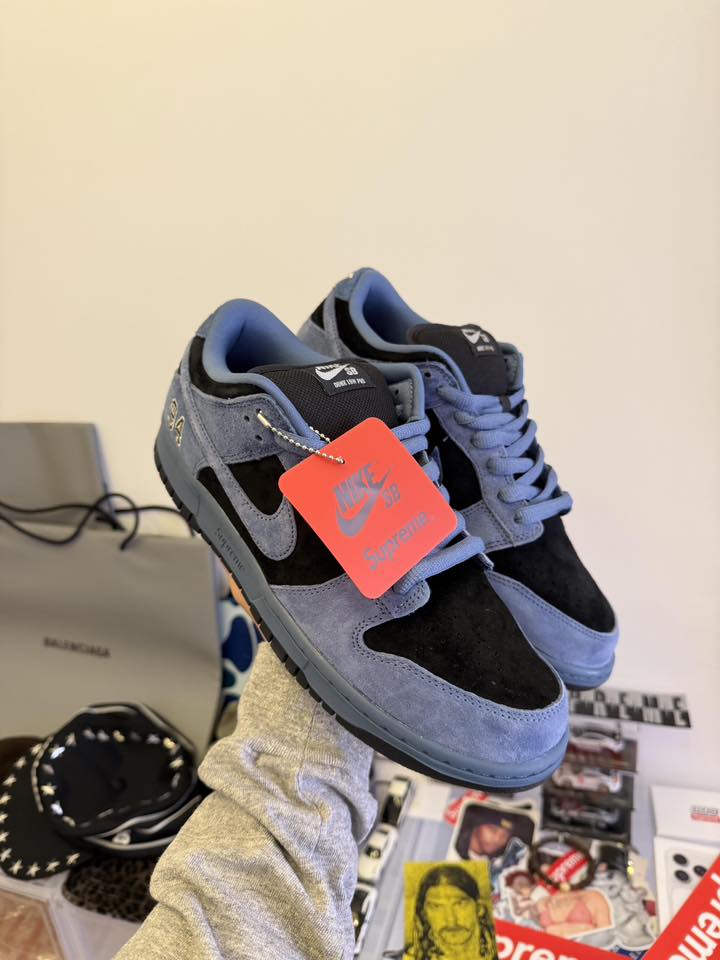 Supreme x Nike SB Dunk Low Ocean Fog